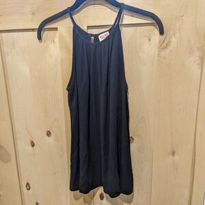 Women's Black Sleeveless Top